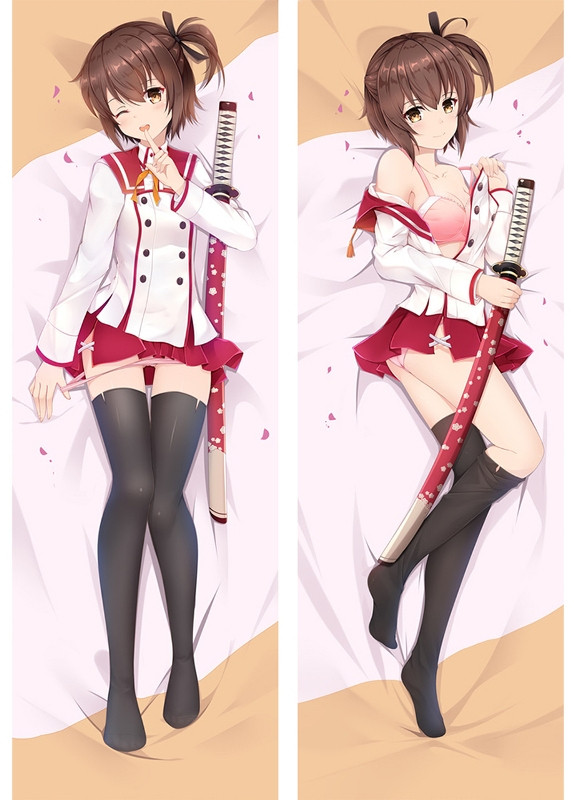 Дакімакура 150х50см Катана Майдєнс Katana Maidens ~ Toji No Miko Kanami Etō аніме Подушка зі зйомною наволочкою