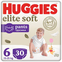 Подгузники Huggies Elite Soft 6 15-25 кг Mega 30 шт 5029053582436 ZXC