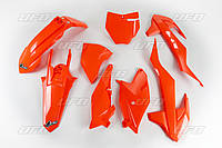 Комплект пластиков UFO KTM SX 85 '18-'19, цвет оранжевый (KT519FFLU)