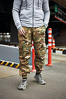 Мужские камуфляжные штаны мультикам военные летние весенние , Легкие тактические армейские брюки мультик bmbl