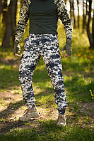 Мужские пиксельные штаны темно-зеленые армейские летние , Тактические брюки пиксель военные весенние bmbl