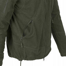 Кофта тактична Helikon-Tex Alpha Tactical Jacket Olive BL-ALT-FG-02-B06 поліестер куртка, фото 6