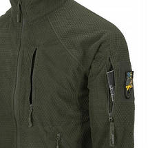 Кофта тактична Helikon-Tex Alpha Tactical Jacket Olive BL-ALT-FG-02-B06 поліестер куртка, фото 5