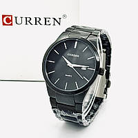 Чоловічий наручний годинник Curren 8106 Silver Black