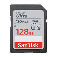 Карта памяти SanDisk 128GB SD class 10 UHS-I Extreme Ultra SDSDUNB-128G-GN6IN ZXC