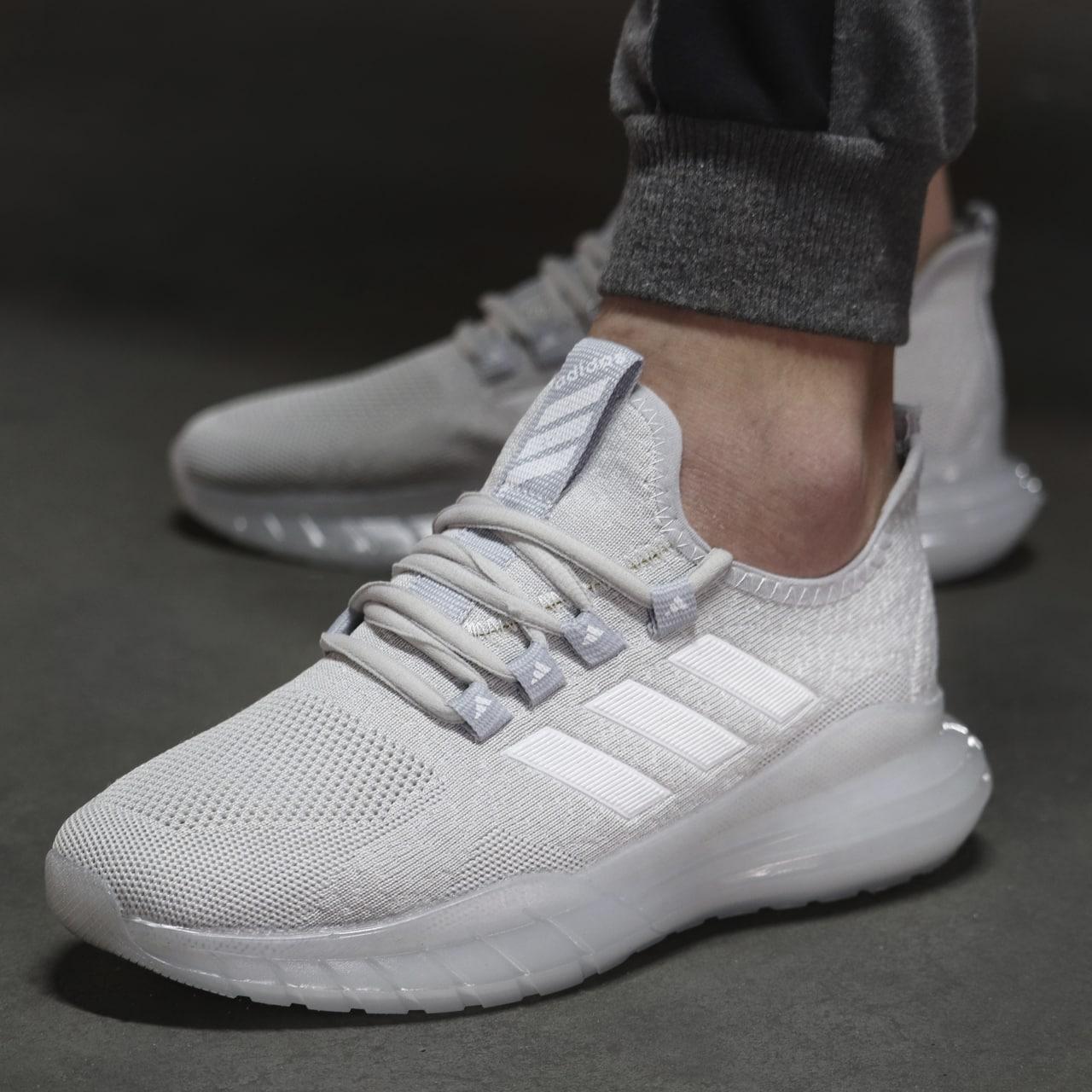 Мужские Кроссовки Adidas Серые Сетка, Кроссовки Мужские Спортивные ...
