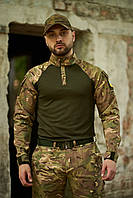 Армейский мультикам убакс камуфляжный военный полевой , Тактическая кофта рубашка мультикам хаки ЗСУ bmbl