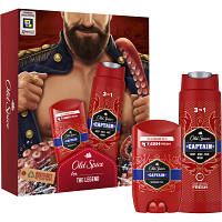 Набір косметики Old Spice Dark Captain Гель для душу 3-в-1 250 мл + Твердий дезодорант 50 мл 8700216131735