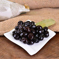 Турецкие оливки вяленые черные Sele Datca 500 г, органические оливки 1,5 см