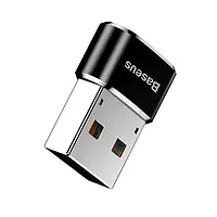 Переходник Baseus Mini Type-C female to USB male Черный Переходник microusb usb type c