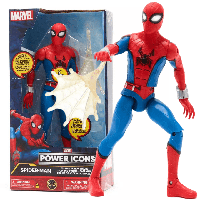 Человек - паук Дисней 23 см говорящая фигурка Disney Store Marvel Power Icons Spider - Man 4610166582