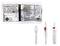 Система ПК для вливания крови VM с пластиковой иглой типа карандаш Luer без латекса 18G(1,2 х 40 мм)