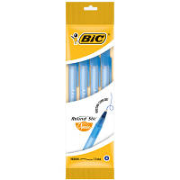Ручка олійна Bic Round Stic, синя, 4 шт. у блістері bc944176 ZXC