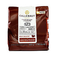 Callebaut №823 Select 33,6% натуральний молочний шоколад, упаковка 400 г