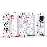 Кабель USB XO NB-Q226A 27W Silicone two-color TYPE-C to Lightning Колір Рожевий, фото 3