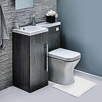 Коврик для ванной и туалета YourFind Smooth стильный, антискользящий, водопоглощающий 50*40 см Белый