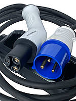 Зарядка для електромобілів Tesla 2 7,4 кВт 32A 220В налаштування по потужності перехідник на домашню розетку гарантія