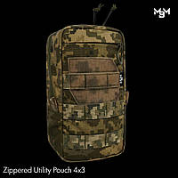 Утилітарний карго підсумок Zippered utility pouch 4x3 Піксель ММ14