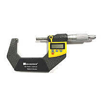 Мікрометр цифровий МКЦ(4)-75-0,001, клас точності 1, похибка ±0,002 мм, IP54, Україна