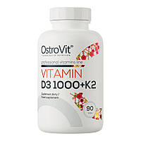 Витамины и минералы OstroVit Vitamin D3 1000 + K2, 90 таблеток DS