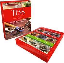 Чай Tess подарунковий набір листового чаю 355г (9 видів)