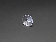 Круглая силиконовая присоска на стекло, кафель и пластик, односторонняя, прочная диаметром 25 мм