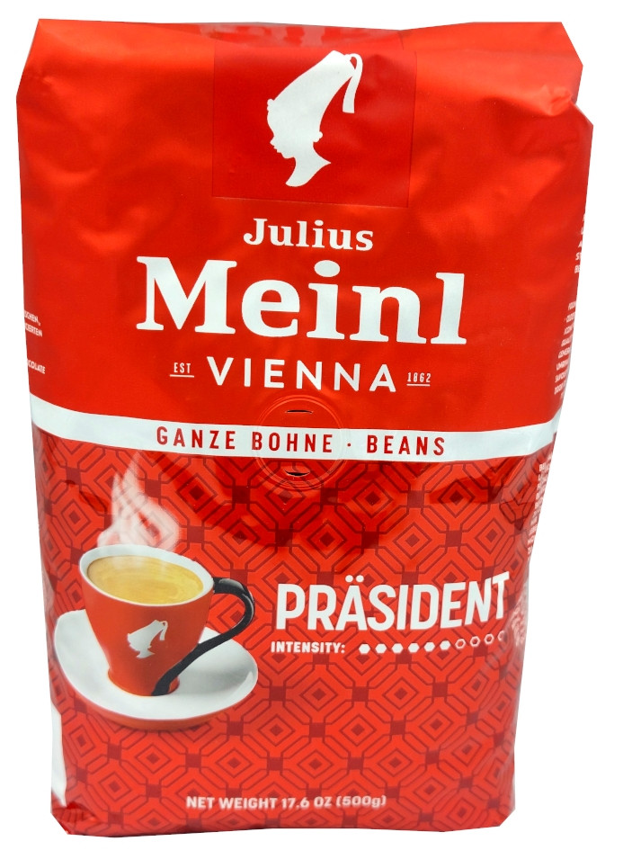 Оригінал! Кава зернова Julius Meinl Prasident 500г, Австрія
