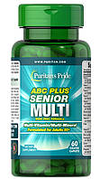 Витаминно-минеральный комплекс Puritan's Pride ABC Plus Senior Multivitamin 60 Caplets z17-2024