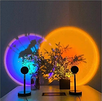 Лампа сансет Sunset Lamp 16 цветов с пультом с пультом