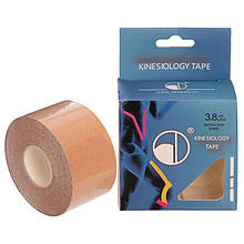 Кинезио тейп (Kinesio tape, KT Tape) еластичний пластир BC-4863-3,8 (р. 5м x 3,8 см)