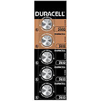 Батарейка дисковая Duracell CR2032-U5 DSN Lithium, 3V блистер 5 шт.