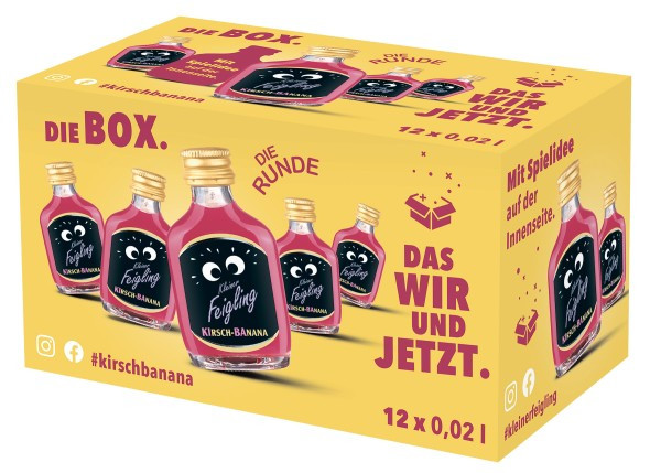 Лікер Kleiner Feigling Kirsch Banana 12 x 20мл, фото 1