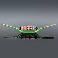 Руль RENTHAL 1,1/8 дюймов (28,6мм) MX TWINWALL 997 HANDLEBAR GREEN CR/CRF 04-13 KX/KXF 06-13 PADDED, цвет