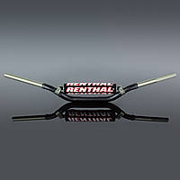 Руль RENTHAL 1,1/8 дюймов (28,6мм) MX TWINWALL 998 HANDLEBAR BLACK REED/WINDHAM PADDED, цвет черный с губкой