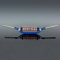 Руль RENTHAL 1,1/8 дюймов (28,6мм) MX TWINWALL 998 HANDLEBAR BLUE REED/WINDHAM PADDED, цвет голубой с губкой