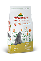 Сухой корм для взрослых кошек Almo Nature (Альмо Натюр) Holistic с индейкой 12 кг