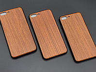 Чехол деревянный для смартфона iPhone 7/8 PLUS "Черешня" противоударный под гравировку