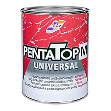 Емаль багатофункціональна атмосферостійка PENTATOP UNIVERSAL M (A-база) напівматова, 0.9 л