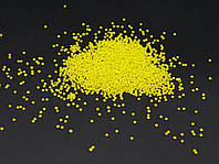 Ярко-желтый Бисер для украшений Желый Круглый №13/0. 1.9мм. Непрозрачный 100г/уп. ААА Бусинки для рукоделия