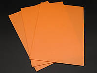 Оранжевый Фоамиран для декора и рукоделия 2мм. Foamiran для декупажа. 30х20см. однотонный
