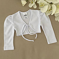 Болеро "Лілія" Білий Інтерлок арт.27684957  Зріст 56-38(р)
