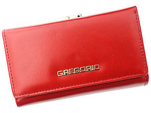 Жіночий шкіряний гаманець Gregorio N108 Червоний -