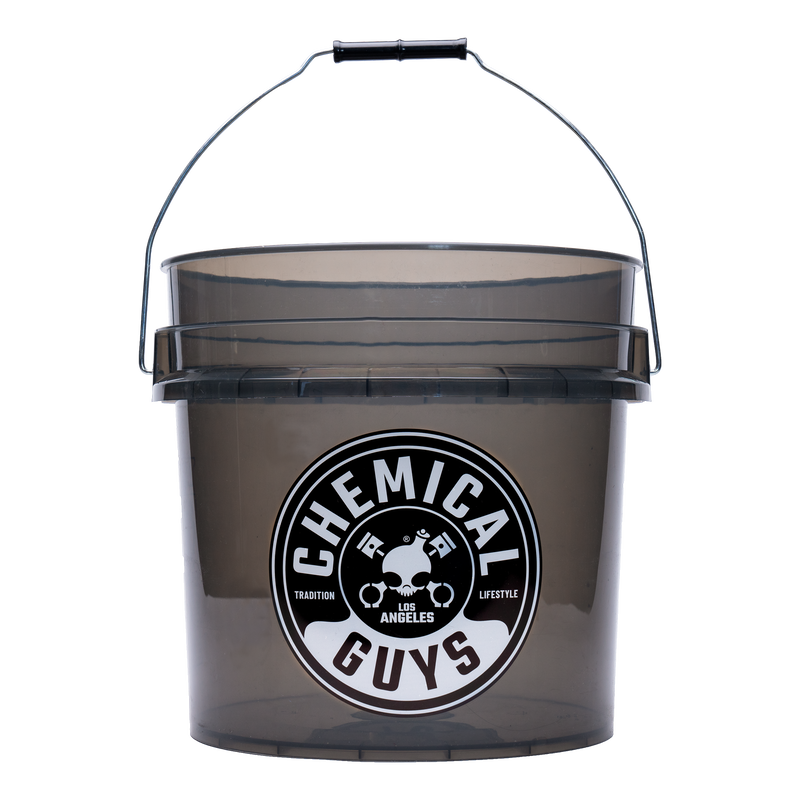 Ведро для мойки автомобиля прозрачное черное «Bucket Black» 16,5л ...