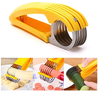 Кухонный нож-слайсер для нарезки банана, огурца и других овощей, измельчитель