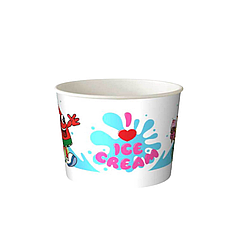 Стакан для морозива 120 мл D-75 паперовий "ICE CREAM дитячий"