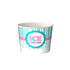 Стакан для морозива 120 мл D-75 паперовий "ICE CREAM"