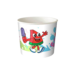 Стакан для морозива 286 мл D-85 паперовий "ICE CREAM дитячий", фото 3
