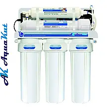 Aquakut Осмос з помпою 75G RO-5 АRА-01 (подвійні ущільнення в колбі та фітинг ССК)