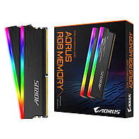 Модуль памяти для компьютера DDR4 16GB (2x8GB) 3733 MHz AORUS RGB Fusion 2.0 Memory boost GIGABYTE