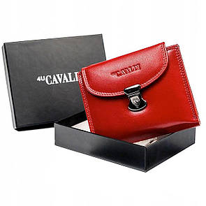 Жіночий шкіряний гаманець Cavaldi RD-19-GCL Червоний -